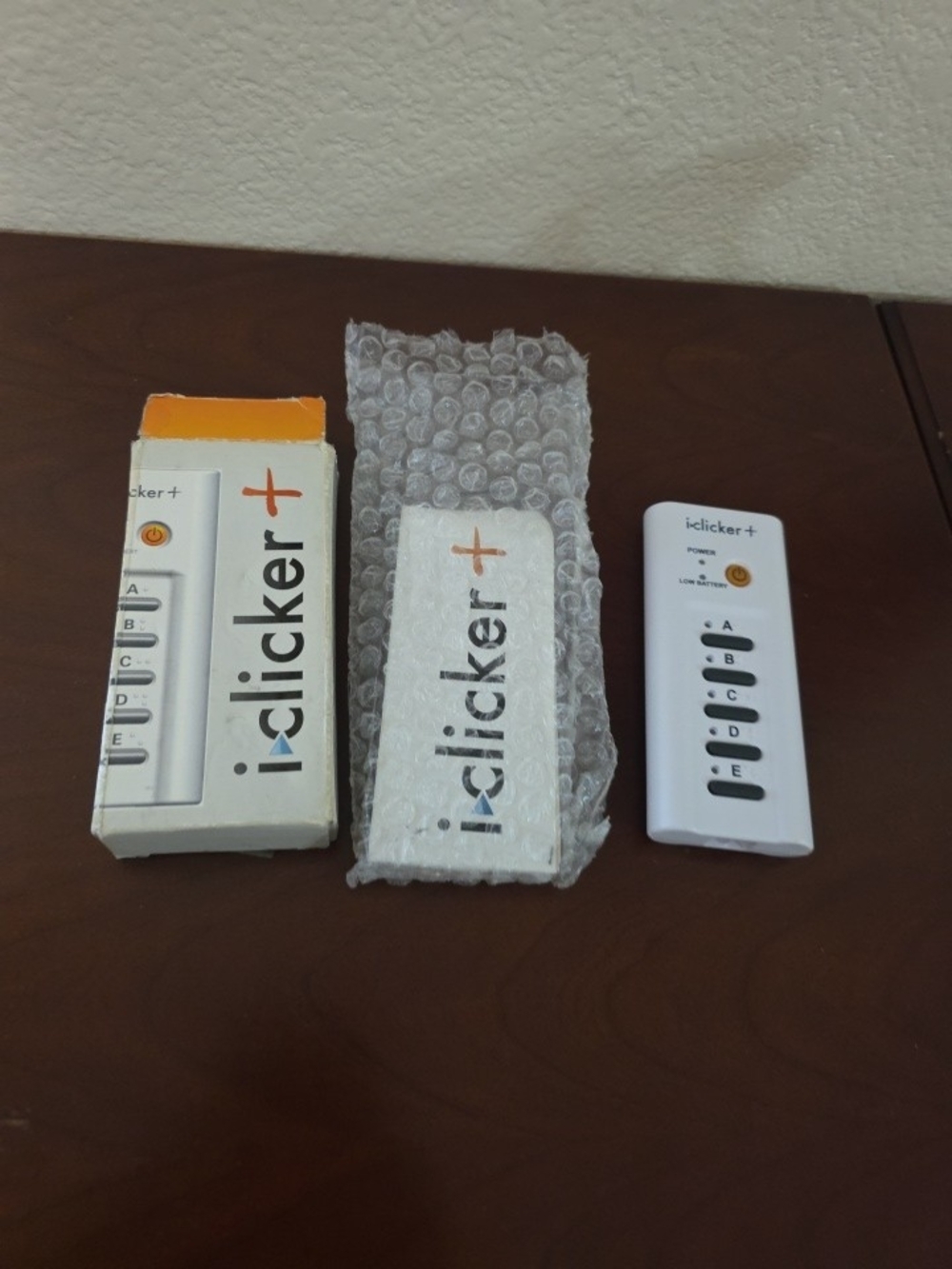 White Student Response Remote - iclicker Plus